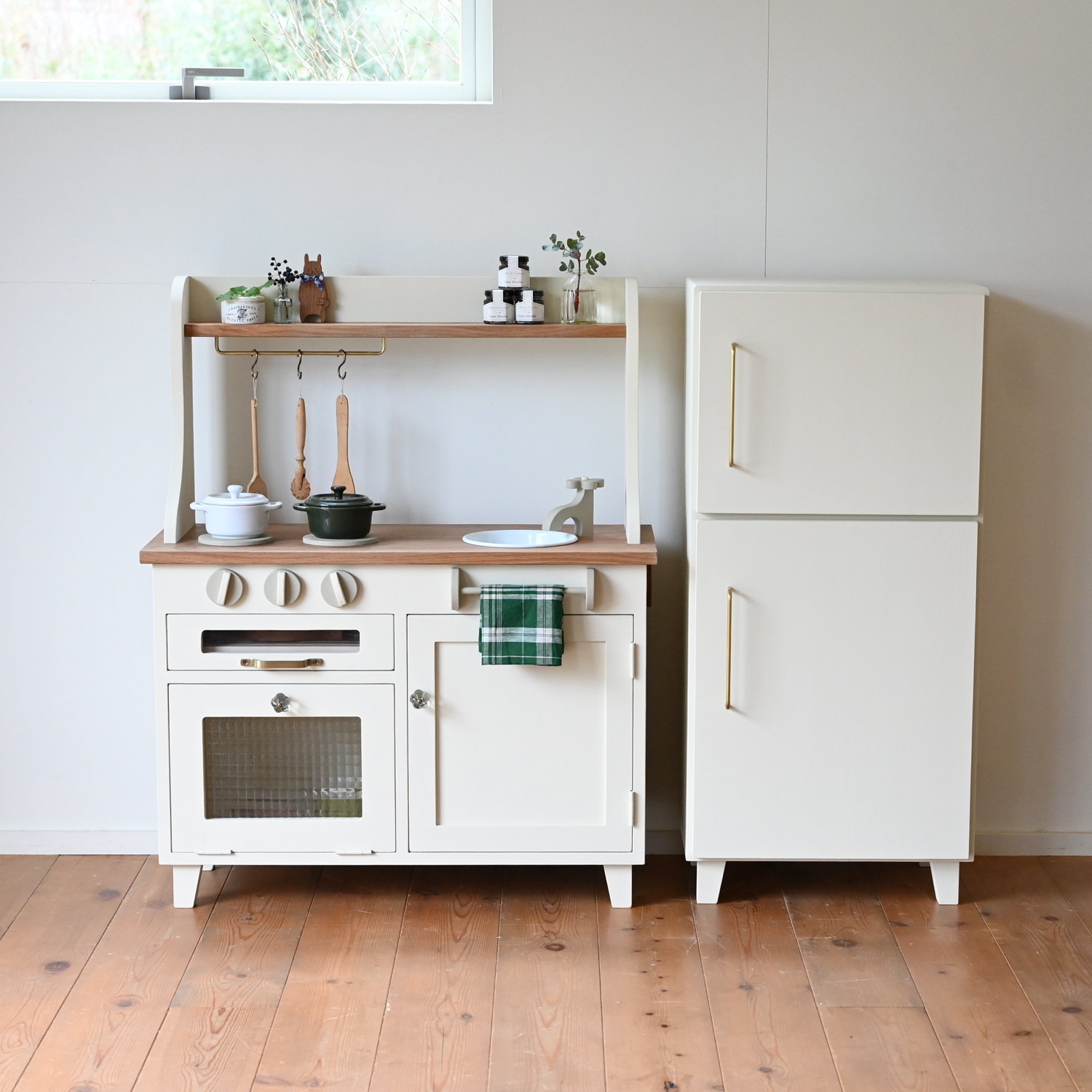 >冷蔵庫＋ままごとキッチン